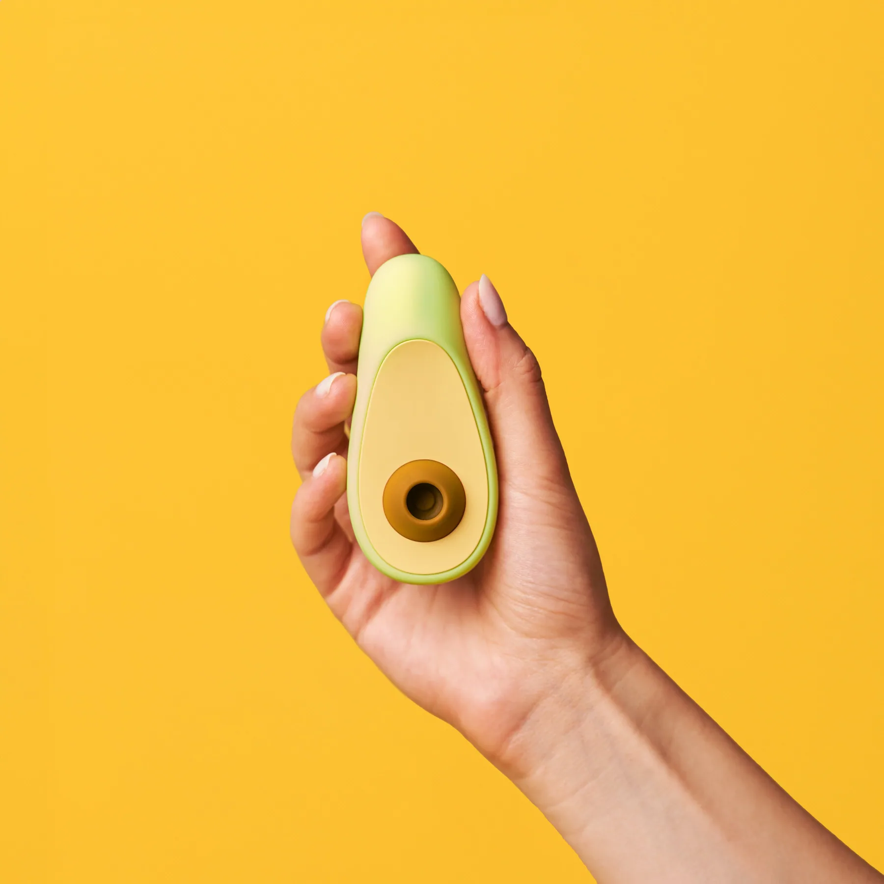 Avocado vibrator detail closeup