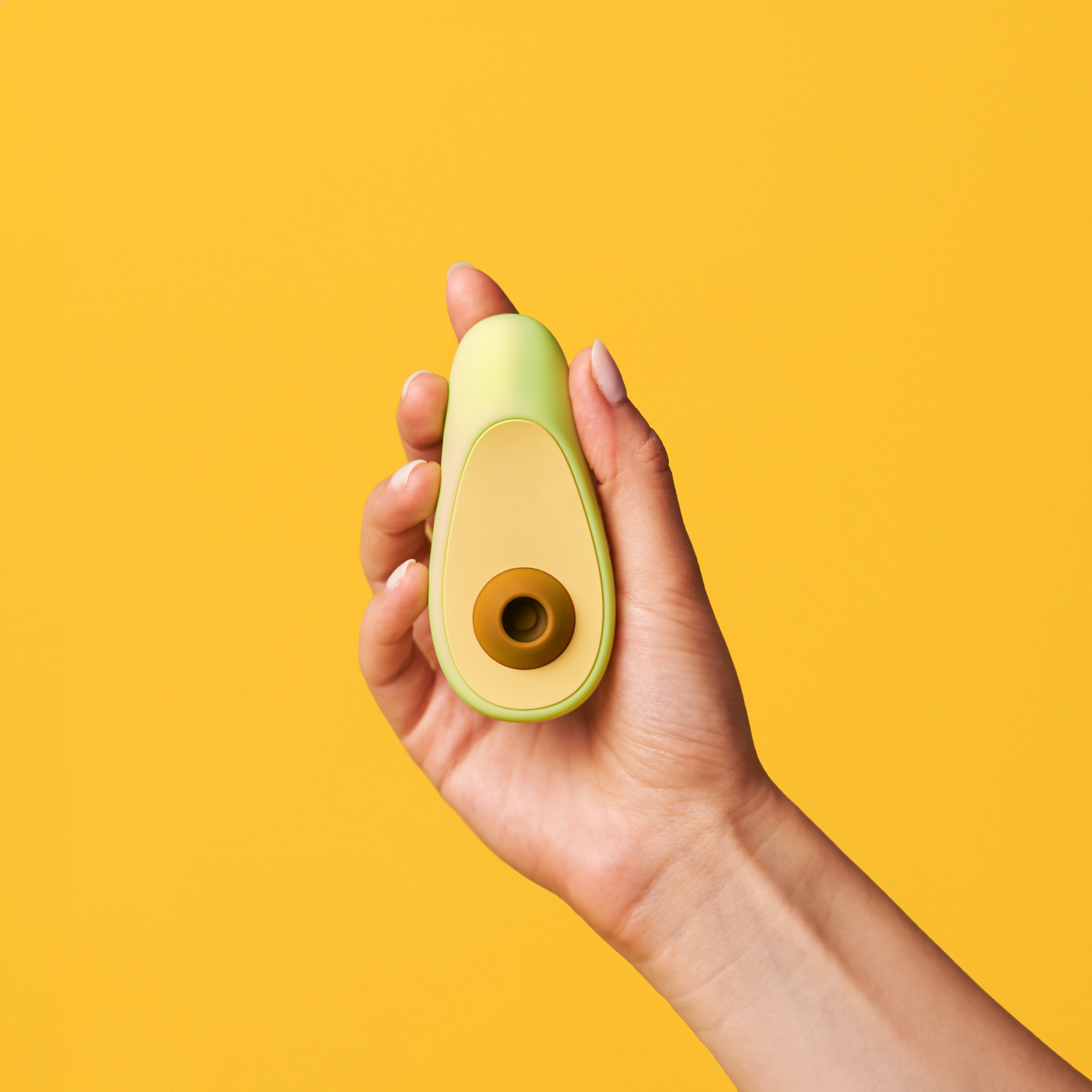 Avocado vibrator detail closeup